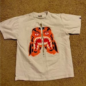 Bape White Tiger Tee
